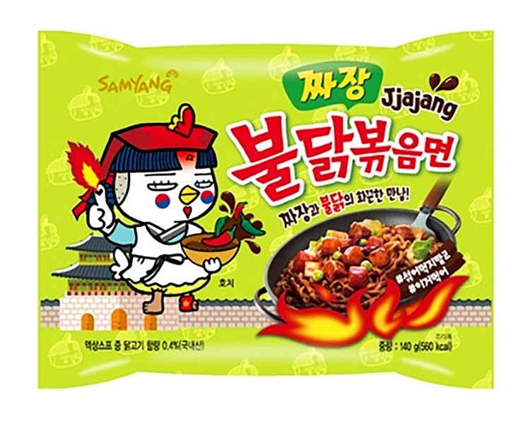 Ramen istantanei piccanti al pollo e salsa Jjajang -SamYang 140g